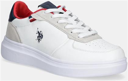 ΑΘΛΗΤΙΚΑ CODY009M/5YS1 ΧΡΩΜΑ: ΑΣΠΡΟ, CODY US POLO ASSN