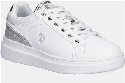 ΑΘΛΗΤΙΚΑ CODY015 ΧΡΩΜΑ: ΑΣΠΡΟ, CODY015W/EYN1 US POLO ASSN