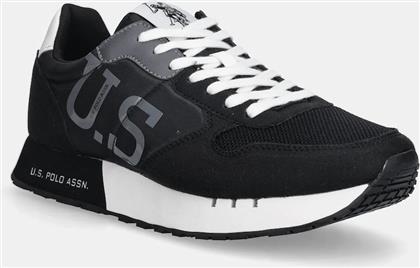 ΑΘΛΗΤΙΚΑ JAKE002 ΧΡΩΜΑ: ΜΑΥΡΟ, JAKE002M/ETH1 US POLO ASSN
