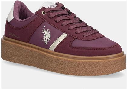 ΑΘΛΗΤΙΚΑ JODY001 ΧΡΩΜΑ: ΜΟΒ, JODY001W/ENU1 US POLO ASSN