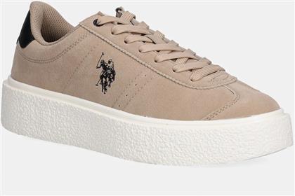 ΑΘΛΗΤΙΚΑ JODY002 ΧΡΩΜΑ: ΜΠΕΖ, JODY002W/EU1 US POLO ASSN
