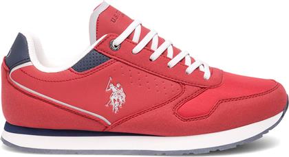 ΑΘΛΗΤΙΚΑ NOBIK001C ΚΟΚΚΙΝΟ US POLO ASSN