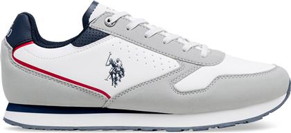 ΑΘΛΗΤΙΚΑ NOBIK001C ΛΕΥΚΟ US POLO ASSN