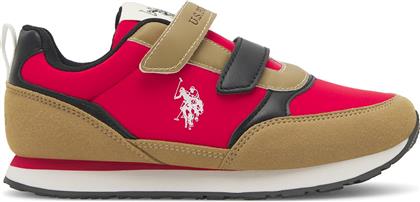 ΑΘΛΗΤΙΚΑ NOBIK012A ΚΟΚΚΙΝΟ US POLO ASSN