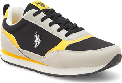 ΑΘΛΗΤΙΚΑ NOBIK013A ΜΑΥΡΟ US POLO ASSN