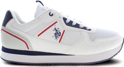 ΑΘΛΗΤΙΚΑ NOBIL NOBIL004C ΛΕΥΚΟ US POLO ASSN