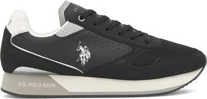 ΑΘΛΗΤΙΚΑ NOBIL003G ΜΑΥΡΟ US POLO ASSN