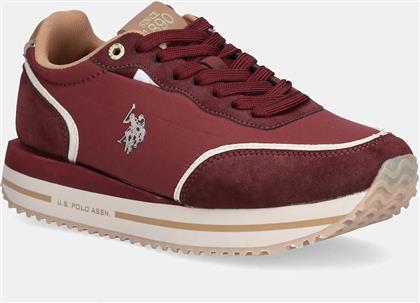 ΑΘΛΗΤΙΚΑ SACHA009E ΧΡΩΜΑ: ΜΠΟΡΝΤΟ, SACHA009W/ENH3 US POLO ASSN