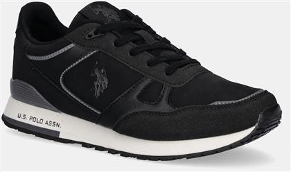 ΑΘΛΗΤΙΚΑ TABRY012 ΧΡΩΜΑ: ΜΑΥΡΟ, TABRY012M/EHU1 US POLO ASSN