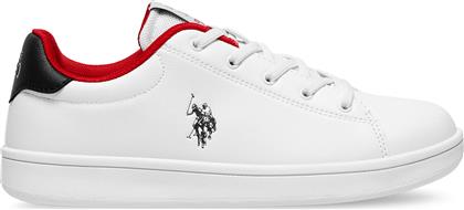 ΑΘΛΗΤΙΚΑ TRACE001 ΛΕΥΚΟ US POLO ASSN