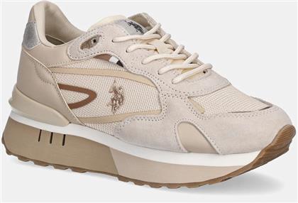 ΑΘΛΗΤΙΚΑ VICKY001 ΧΡΩΜΑ: ΜΠΕΖ, VICKY001W/ETS1 US POLO ASSN