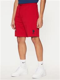 ΑΘΛΗΤΙΚΟ ΣΟΡΤΣ MUP3355 ΚΟΚΚΙΝΟ REGULAR FIT US POLO ASSN