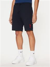 ΑΘΛΗΤΙΚΟ ΣΟΡΤΣ MUP3355 ΣΚΟΥΡΟ ΜΠΛΕ REGULAR FIT US POLO ASSN