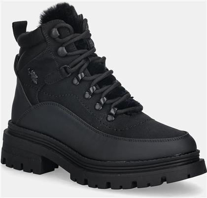 ΜΠΟΤΑΚΙΑ ALICYA001A ΧΡΩΜΑ: ΜΑΥΡΟ, ALICYA001W/EHY2 US POLO ASSN