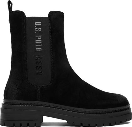 ΜΠΟΤΑΚΙΑ ΜΕ ΛΑΣΤΙΧΟ CEO-VIZAG001W/ELE1 ΜΑΥΡΟ US POLO ASSN