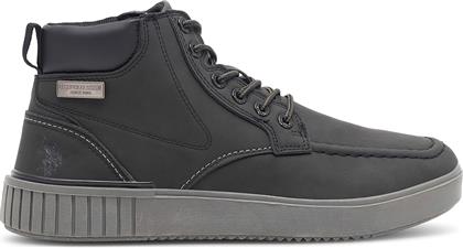 ΜΠΟΤΙΝΙΑ PYRO002M/CUY1 ΜΑΥΡΟ US POLO ASSN