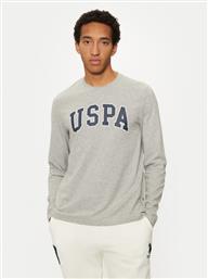 LONGSLEEVE MUP2184 ΓΚΡΙ REGULAR FIT US POLO ASSN από το MODIVO