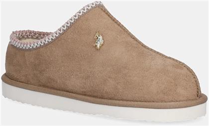 ΠΑΝΤΟΦΛΕΣ VERENY001 ΧΡΩΜΑ: ΜΠΕΖ, VERENY001W/EH1 US POLO ASSN