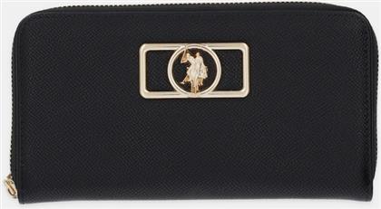 ΠΟΡΤΟΦΟΛΙ JONES ΧΡΩΜΑ: ΜΑΥΡΟ, BEUJ88678WVP US POLO ASSN