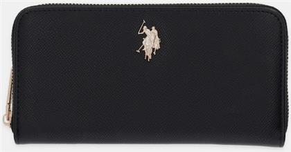 ΠΟΡΤΟΦΟΛΙ JONES ΧΡΩΜΑ: ΜΑΥΡΟ, BEUJE8658WVP US POLO ASSN