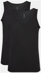 ΣΕΤ 2 TANK TOPS 80188 ΜΑΥΡΟ REGULAR FIT US POLO ASSN