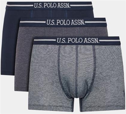 ΣΕΤ ΜΠΟΞΕΡΑΚΙΑ 3 ΤΜΧ 80306 ΣΚΟΥΡΟ ΜΠΛΕ US POLO ASSN