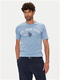 T-SHIRT MUP3268 ΓΑΛΑΖΙΟ REGULAR FIT US POLO ASSN