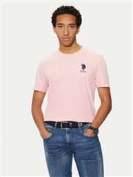 T-SHIRT MUP3311 ΡΟΖ SLIM FIT US POLO ASSN από το MODIVO