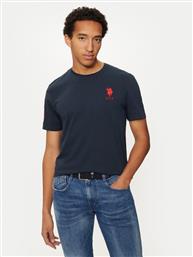 T-SHIRT MUP3311 ΣΚΟΥΡΟ ΜΠΛΕ SLIM FIT US POLO ASSN