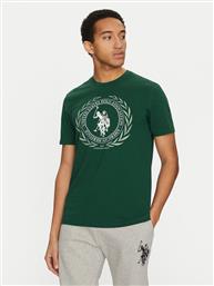 T-SHIRT MUP3641 ΠΡΑΣΙΝΟ REGULAR FIT US POLO ASSN