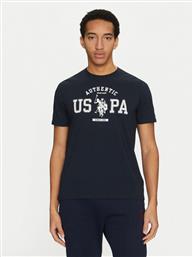 T-SHIRT MUP4083 ΣΚΟΥΡΟ ΜΠΛΕ REGULAR FIT US POLO ASSN