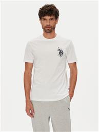 T-SHIRT MUP4367 ΛΕΥΚΟ REGULAR FIT US POLO ASSN