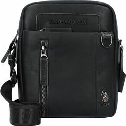 US. POLO ASSN. ΑΝΔΡΙΚΟ ΤΣΑΝΤΑΚΙ ΩΜΟΥ CAMBRIDGE CROSSBODY BAG BIUCB5744MVP000-ΜΑΥΡΟ US POLO ASSN