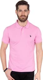 US POLO INSTITUTIONAL POLO ΜΠΛΟΥΖΑ ΑΝΔΡΙΚΗ 5124441029P1-105 (105/PINK) US POLO ASSN
