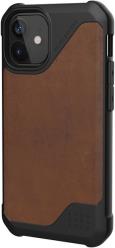 URBAN ARMOR GEAR METROPOLIS LT LEATHER BACK COVER CASE FOR IPHONE 12 MINI BROWN UAG από το e-SHOP