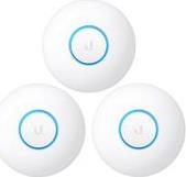 ACCESS-POINT UNIFI UAP-NANOHD 802.11AC WAVE 2 (3ER-PACK) WITHOUT POE ADAPTER - POWER SUPPLY UBIQUITI