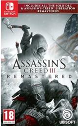 ASSASSINS CREED III REMASTERED - NINTENDO SWITCH UBISOFT