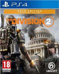 PS4 GAME - TOM CLANCYS THE DIVISION 2 GOLD EDITION UBISOFT από το PUBLIC