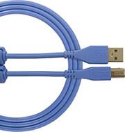 GEAR U95002LB ULTIMATE AUDIO CABLE USB 2.0 A-B LIGHT BLUE STRAIGHT 2M UDG από το e-SHOP