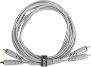 GEAR U97001WH ULTIMATE AUDIO CABLE SET RCA - RCA WHITE STRAIGHT 1.5M UDG