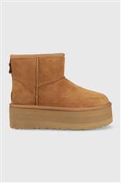 ΜΠΟΤΕΣ CLASSIC MINI PLATFORM ΧΡΩΜΑ: ΚΑΦΕ F31134991.CHE UGG