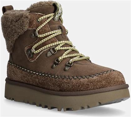 ΜΠΟΤΕΣ ΣΟΥΕΤ CLASSIC ALPINE LACE UP ΧΡΩΜΑ: ΚΑΦΕ, 1158271-HCK UGG