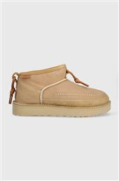 ΜΠΟΤΕΣ ΣΟΥΕΤ ULTRA MINI CRAFTED REGENERATE ΧΡΩΜΑ: ΜΠΕΖ, 1152953 UGG