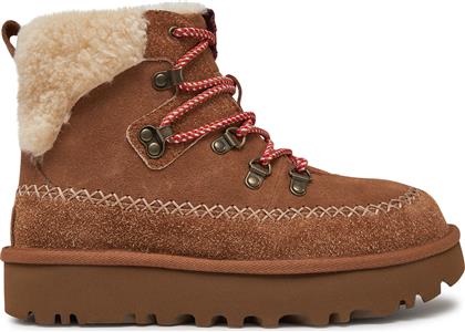 ΜΠΟΤΕΣ ΧΙΟΝΙΟΥ W CLASSIC ALPINE LACE UP 1158271 ΚΑΦΕ UGG