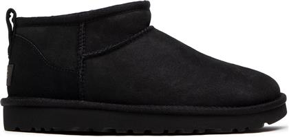 ΜΠΟΤΕΣ ΧΙΟΝΙΟΥ W CLASSIC ULTRA MINI 1116109 ΜΑΥΡΟ UGG