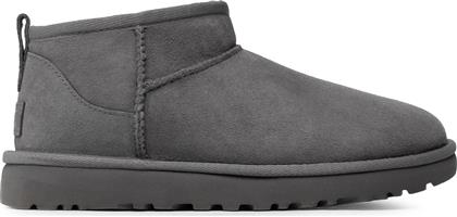 ΜΠΟΤΕΣ ΧΙΟΝΙΟΥ W CLASSIC ULTRA MINI 1116109 ΓΚΡΙ UGG
