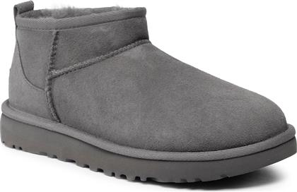 ΜΠΟΤΕΣ ΧΙΟΝΙΟΥ W CLASSIC ULTRA MINI 1116109 ΓΚΡΙ UGG