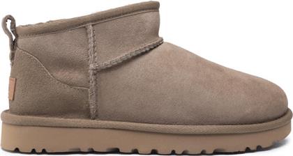 ΜΠΟΤΕΣ ΧΙΟΝΙΟΥ W CLASSIC ULTRA MINI 1116109 ΚΑΦΕ UGG