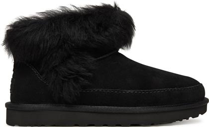 ΜΠΟΤΕΣ ΧΙΟΝΙΟΥ W CLASSIC ULTRA MINI CHALET 1173832 ΜΑΥΡΟ UGG