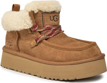 ΜΠΟΤΕΣ ΧΙΟΝΙΟΥ W FUNKARRA CABIN CUFF 1143954 ΚΑΦΕ UGG από το MODIVO